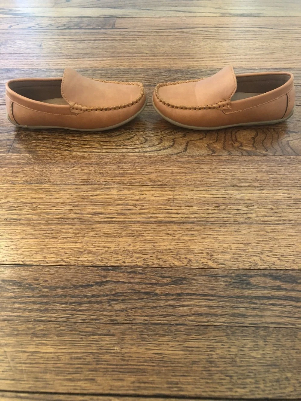 Strauss + Ramm Carsson Boys Loafers, Tan, Size 13